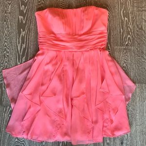 Coral Coloured Dress - Worm Once
